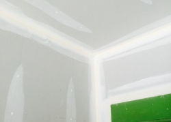 Bathroom Sheetrocked 1